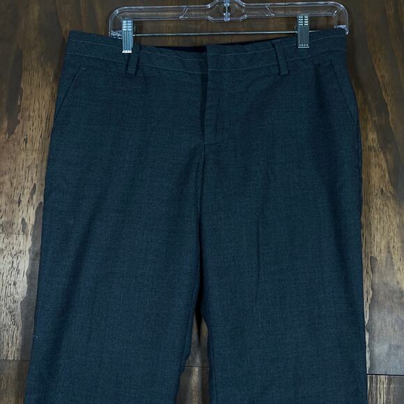 Banana Republic Women Pants Charcoal Gray Martin Fit Lined Wool Blend Stretch 8P - Picture 2 of 12